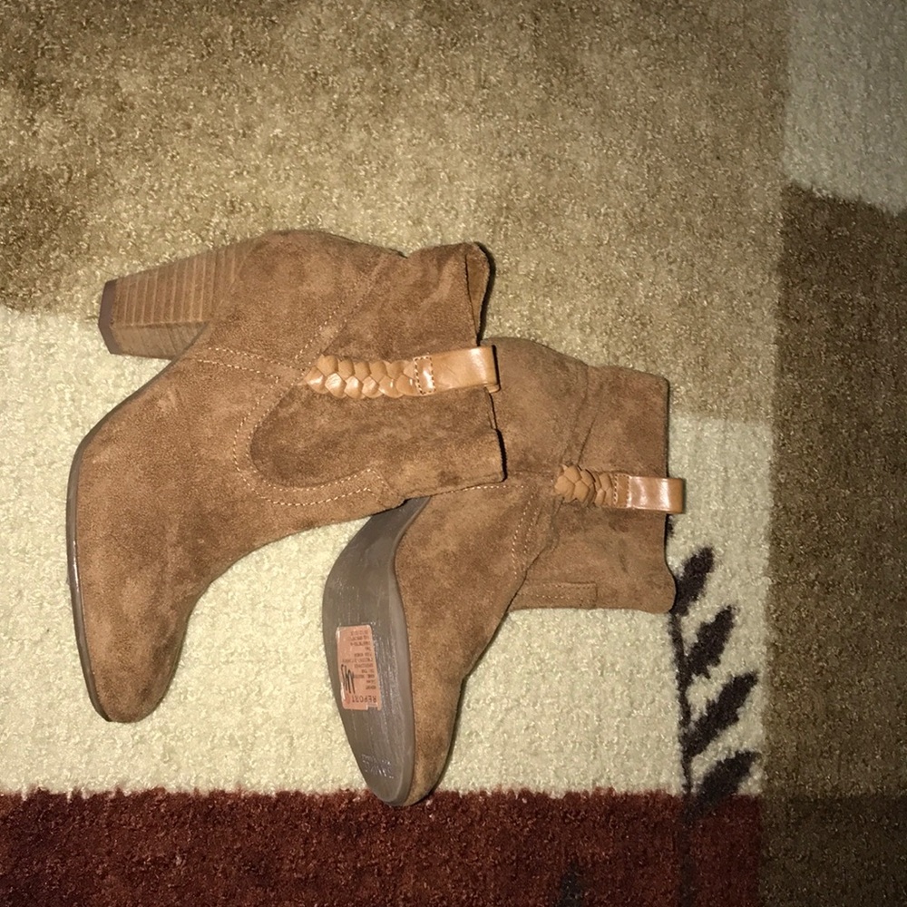 Brown booties
